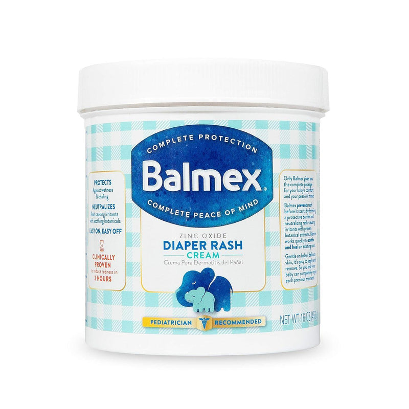 Balmex Balmex Complete Zinc Oxide Protection Diaper Rash Cream, 16 Oz Lotion & Moisturizer White Smoke
