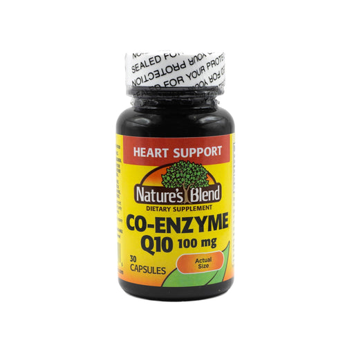 Nature's Blend Nature's Blend S Coenzyme Q10 100 Mg 30 Capsules Vitamins & Supplements White Smoke