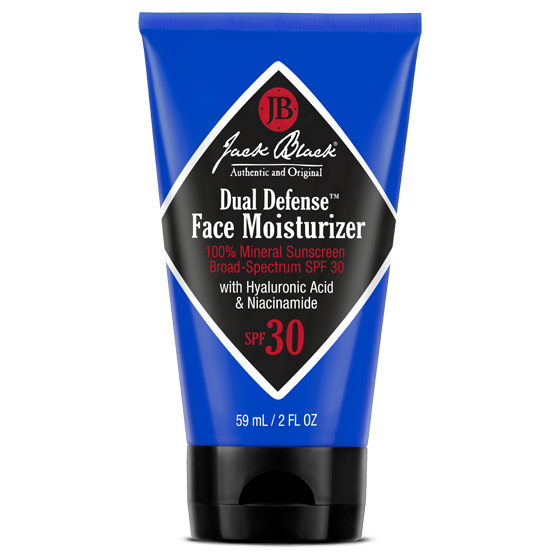 Jack Black Jack Black Dual Defense Face Moisturizer SPF 30 2 Oz Face Moisturizer Dark Slate Gray