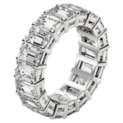 Bids.com Emerald Cut Lab Grown Diamond Eternity Ring in 14k White Gold (8 cttw FG/VS2) Rings White Smoke 4 / White Gold,4.5 / White Gold,5 / White Gold,5.5 / White Gold,6 / White Gold,6.5 / White Gold,7 / White Gold,7.5 / White Gold,8 / White Gold,8.5 / White Gold,9 / White Gold