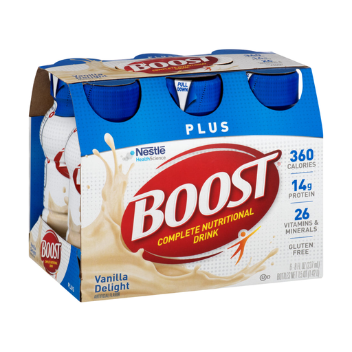 Boost Boost Nestle Plus Very Vanilla Nutritional Drink Fitness & Nutrition White Smoke