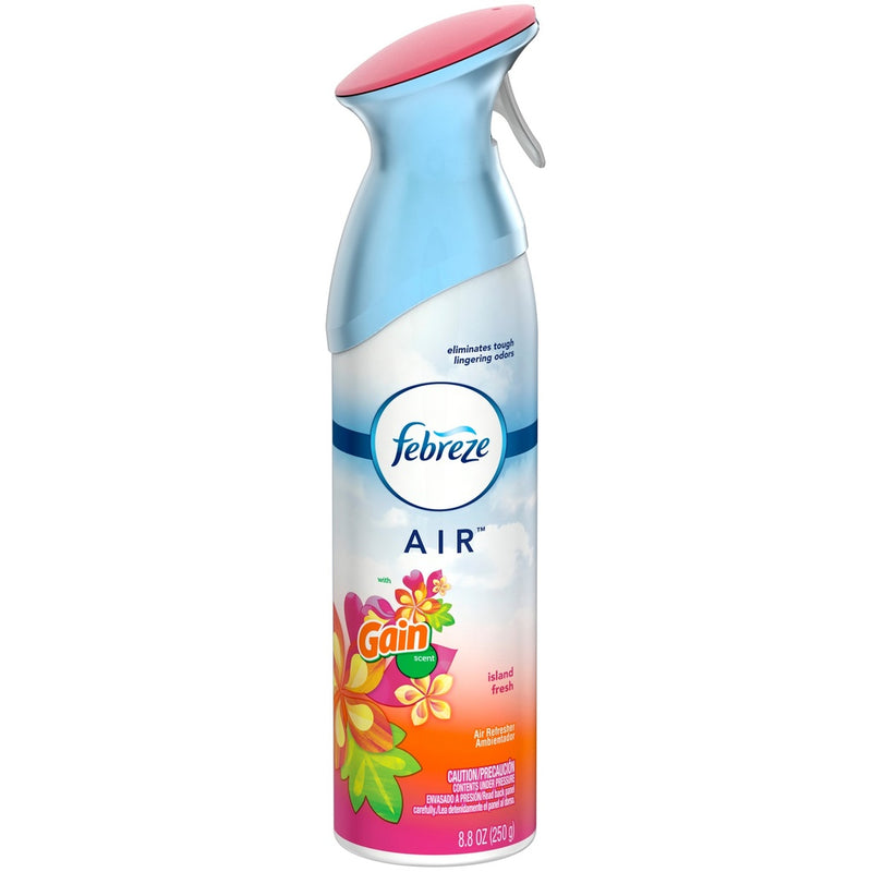 Febreze Febreze Odor-Eliminating Air Freshener Spray, Gain Island Fresh, 8.8 Fl Oz Air Fresheners White Smoke