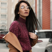 zeroUV Retro Full Metal Aviator Sunglasses With Clear Lenses Glasses 9591 Glasses Black Gold Clear,Black Clear,Silver Clear,Rose Gold Clear