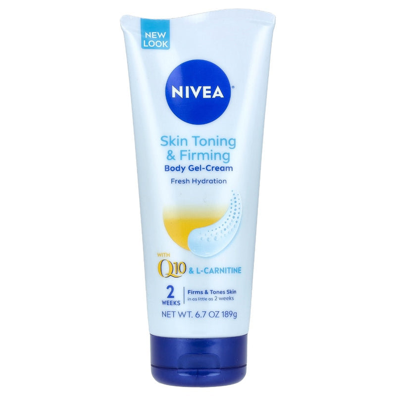 Nivea Nivea Skin Firming & Toning Gel Cream Tube 6.7oz Toning Gel Cream White Smoke