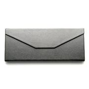 zeroUV Modern Low Profile Tri Folding Triangle Sunglasses Case Accessories Dim Gray Matte Black