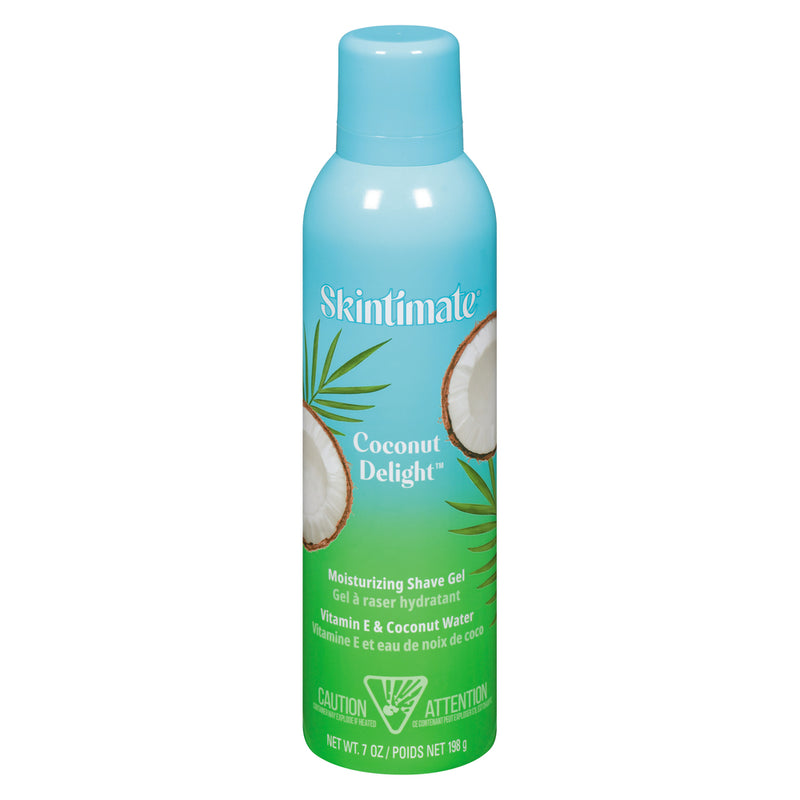 Skintimate Skintimate  Moisturizing Coconut Delight Shave Gel  7 Oz Shaving & Grooming Sky Blue