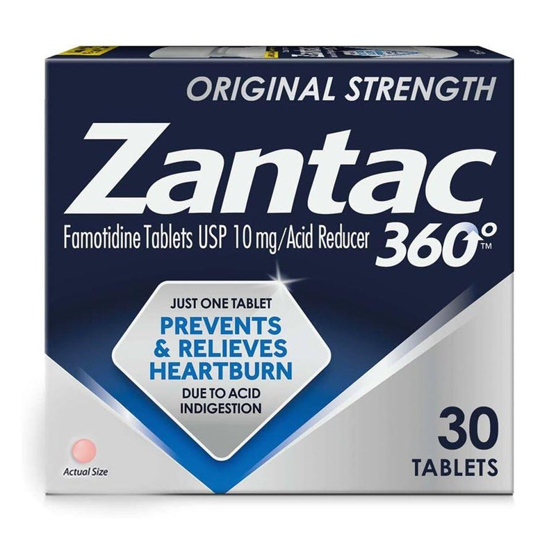 Zantac 360 Zantac 360 Degrees Tablets 10 Mg Original Strength Acid Reducer Personal Care Dark Slate Gray