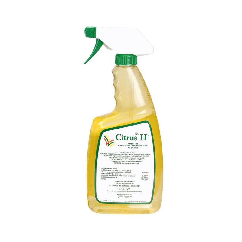 Citrus II Citrus II Fresh Scent Hospital Germicidal Deodorizing Cleaner, 22 Fl Oz Saxophone Care & Cleaning White Smoke