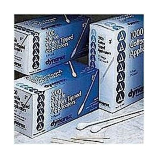Dynarex Dynarex Cotton Tipped Applicators 6" / Non-Sterile 1,000/box, 10 Bx/case First Aid Light Gray