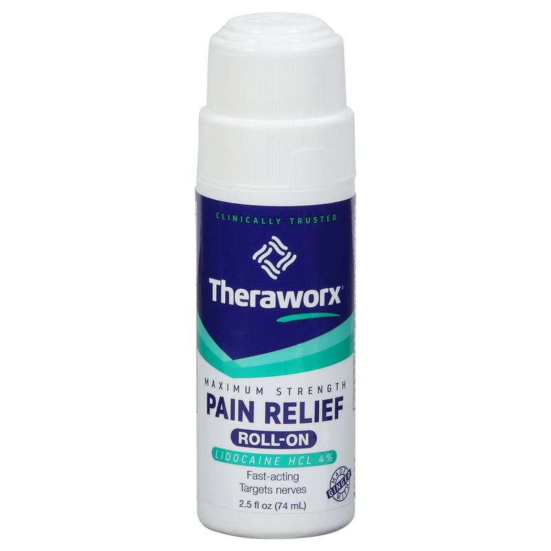 Theraworx Theraworx® Relief – Maximum Strength – Roll-On - 2.5 Fl Oz Medicine & Drugs Lavender