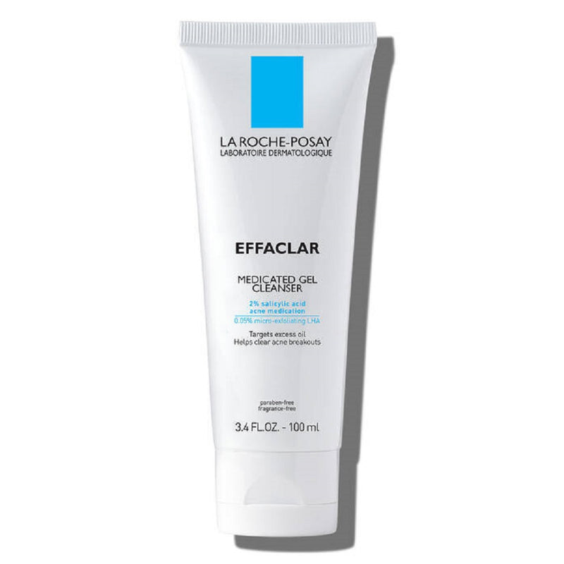 La Roche Posay La Roche Posay Effaclar Medicaded Gel Cleanser 3.4oz Skin Care White Smoke