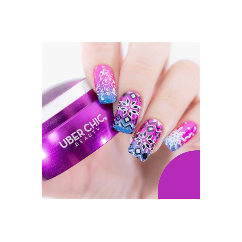 UberChic Beauty Jingle All The Way, (Christmas-05) Stamping Plate Thistle
