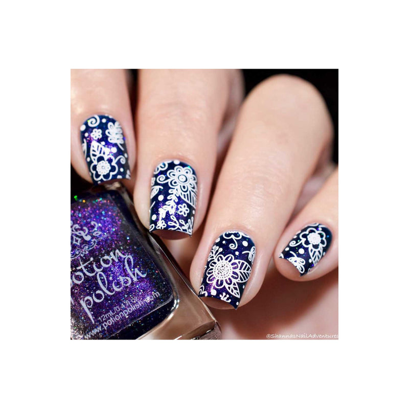 UberChic Beauty Collection 20 Stamping Plate Gray