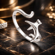 Bids.com 925 Sterling Silver Oxidized Ring for Women Rings Black