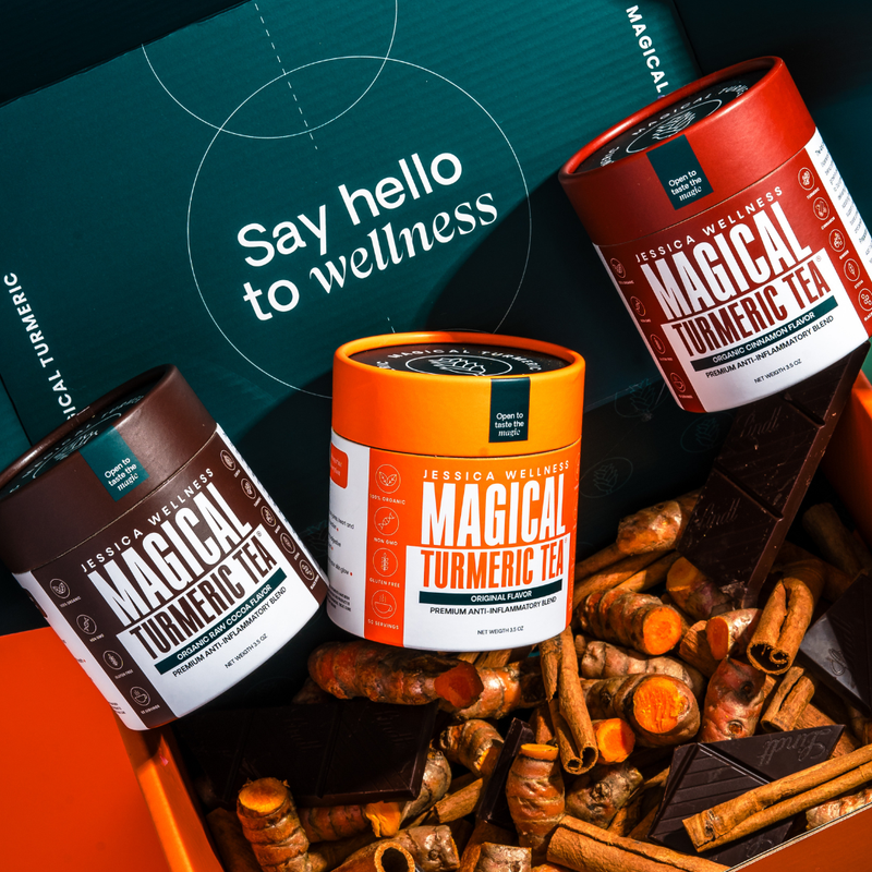 Jessica Wellness Shop Magical Turmeric Tea (Pack of 4) Black