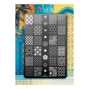 UberChic Beauty Moroccan Beauty Stamping Plate Dark Slate Gray
