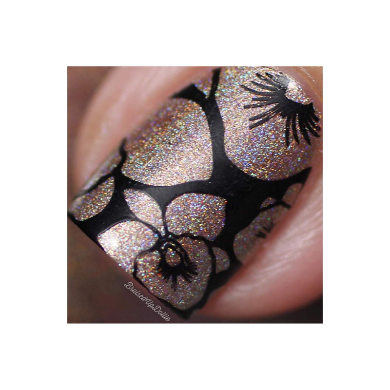 UberChic Beauty Collection 24 Stamping Plate Dim Gray