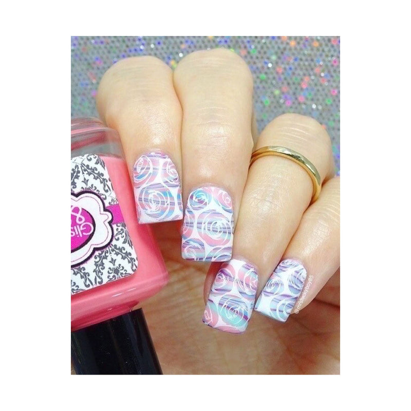 UberChic Beauty Love and Marriage-03 Stamping Plate Gray