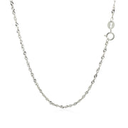 Bids.com 14k White Gold Singapore Chain 1.5mm Necklaces White Smoke 16 / White Gold,18 / White Gold,20 / White Gold,24 / White Gold