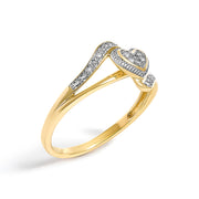 Bids.com 10K Yellow Gold Diamond Accent Filigree Heart Promise Ring (I-J Color, I3 Clarity)- Size 7 Rings White Smoke 7 / Yellow.Gold,6 / Yellow.Gold,8 / Yellow.Gold,9 / Yellow.Gold,6.5 / Yellow.Gold,7.5 / Yellow.Gold,8.5 / Yellow.Gold,9.5 / Yellow.Gold
