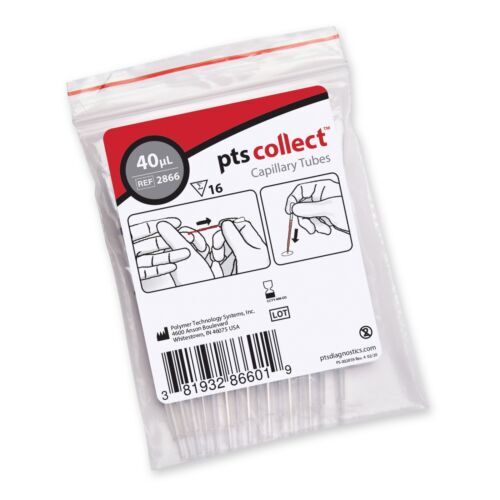 PTS Diagnostics PTS Diagnostics CardioChek 40µL Capillary Tube Medical Supplies White Smoke