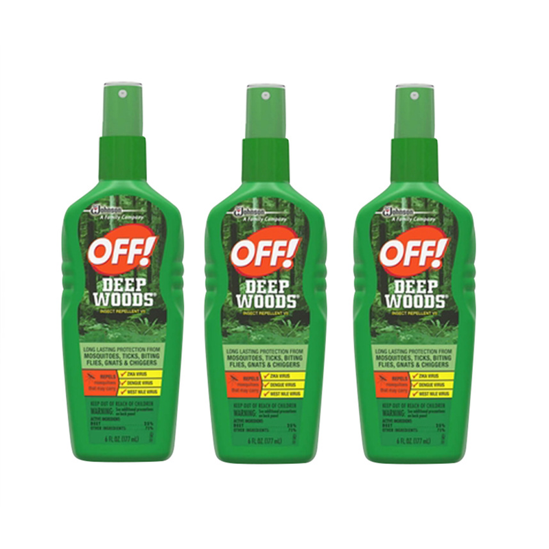 Off! Off! Deep Woods Insect Repellent VII 6 Fl Oz Pest Control White Smoke