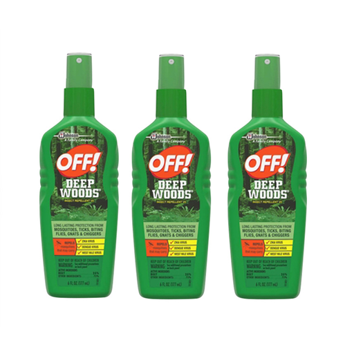 Off! Off! Deep Woods Insect Repellent VII 6 Fl Oz Pest Control White Smoke