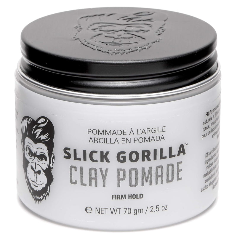 Slick Gorilla Sick Gorilla Clay Pomade Firm Hold 2.5 oz Clay Light Gray