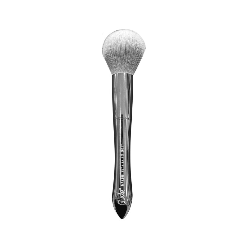 Rude Cosmetics Silver Bullet Bronzer Brush Face Brushes Light Slate Gray Bronzer Brush