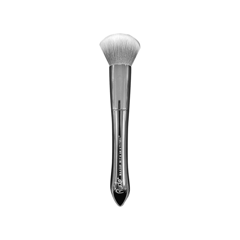 Rude Cosmetics Silver Bullet Buffer Brush Face Brushes Dark Gray Buffer Brush