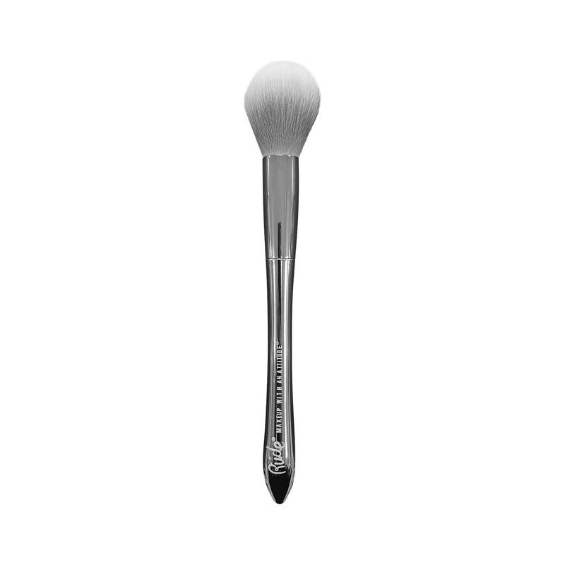 Rude Cosmetics Silver Bullet Contour Brush Face Brushes Light Slate Gray Contour Brush