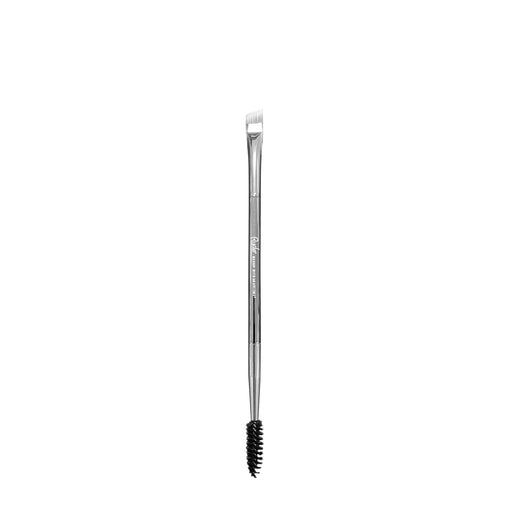 Rude Cosmetics Silver Bullet Duo Eyebrow Brush Eye Brushes Gray Duo Eyebrow Brush