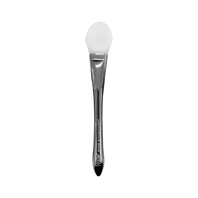 Rude Cosmetics Silver Bullet Mask Brush Face Brushes Gray Mask Brush