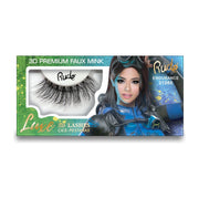 Rude Cosmetics Luxe 3D Lashes | Premium 3D Eyelashes False Lashes Dark Slate Gray Endurance