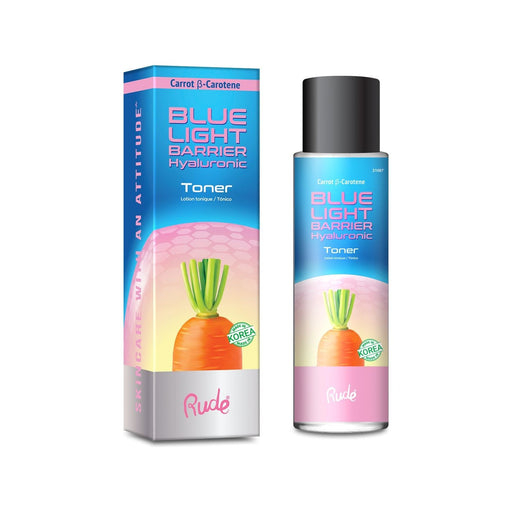 Rude Cosmetics Blue Light Barrier Hyaluronic Toner Toners Steel Blue Toner