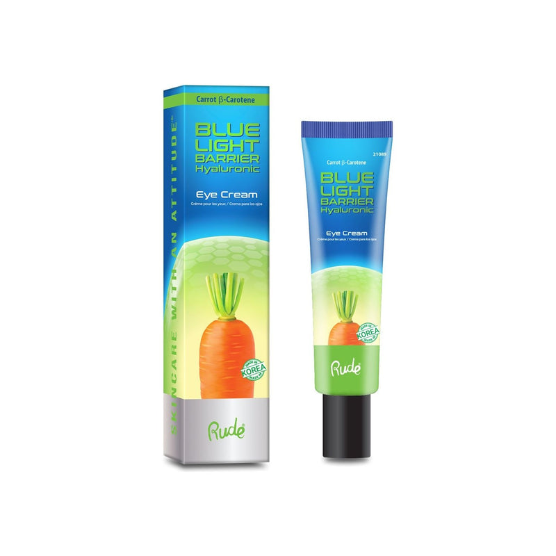 Rude Cosmetics Blue Light Barrier Hyaluronic Eye Cream Skincare Pale Goldenrod Eye Cream