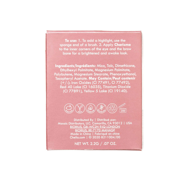 Chella eyeshadow refill charisma pearl - soft gold Brow & Eye Light Pink