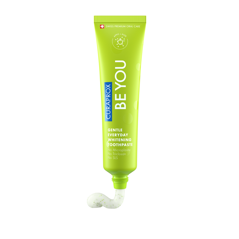 Curaprox Curaprox Be You Apple + Aloe Gentle Everyday Whitening Toothpaste 60ml Toothpaste White Smoke