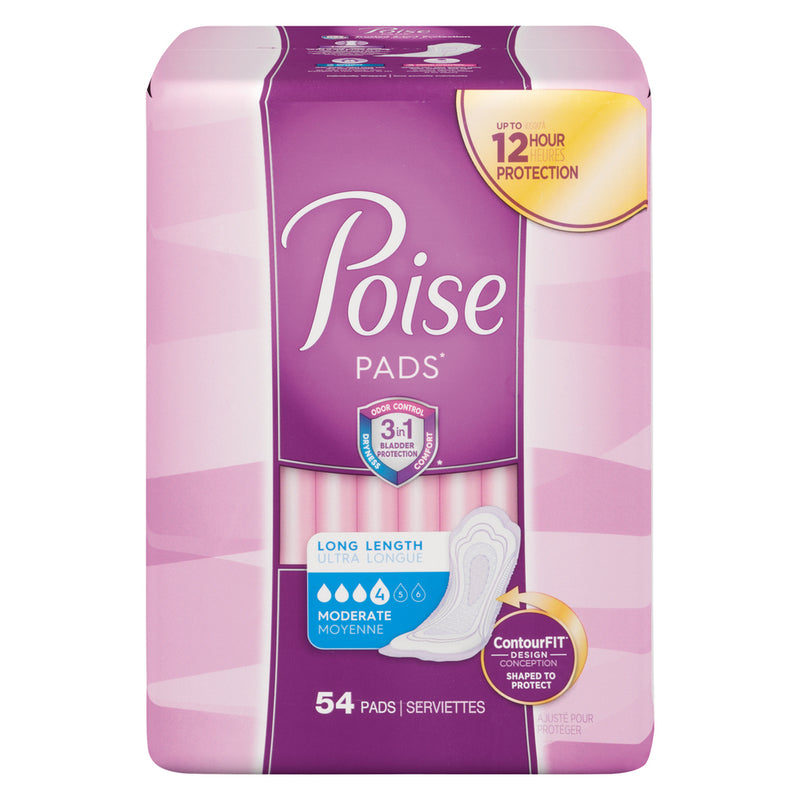 Poise Poise Moderate Absorbency Long Length Postpartum Incontinence Pads Menstrual Pads Thistle