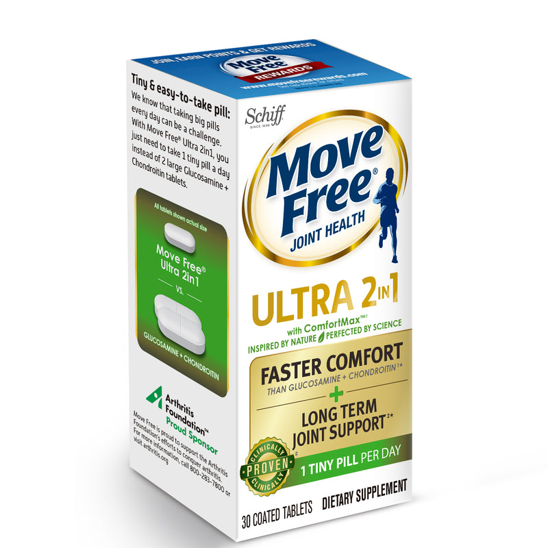 Move Free Move Free Schiff Joint Health, Ultra 2 In 1, Coated Tablets Vitamins & Supplements White Smoke