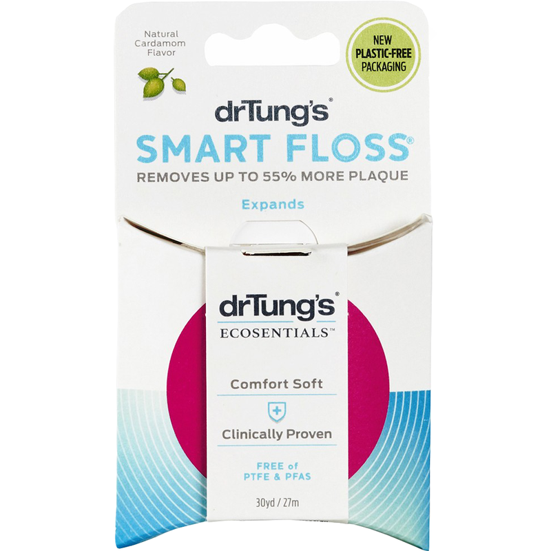 Dr Tung's Dr Tung's S Smart Floss 30 Yds Natural Cardamom Flavor 1 Ea Colors May Vary Dental Floss Lavender
