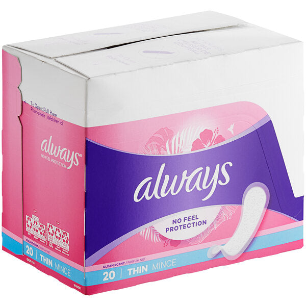 Always Always Scented Regular Thin Pantiliner - 20 Count Per Pack Health & Beauty Lavender