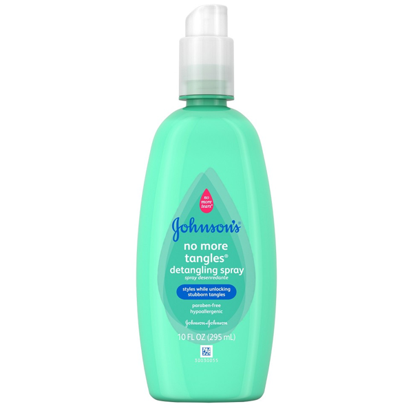 Johnson's Johnson's No More Tangles Detangling Spray - 10.0 Oz Shampoo & Conditioner White Smoke