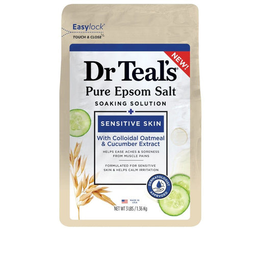 Dr Teal's Dr Teal's Epsom Salt Soaking Solution (Sensitive Skin - 3 Lbs) Bath & Body White Smoke