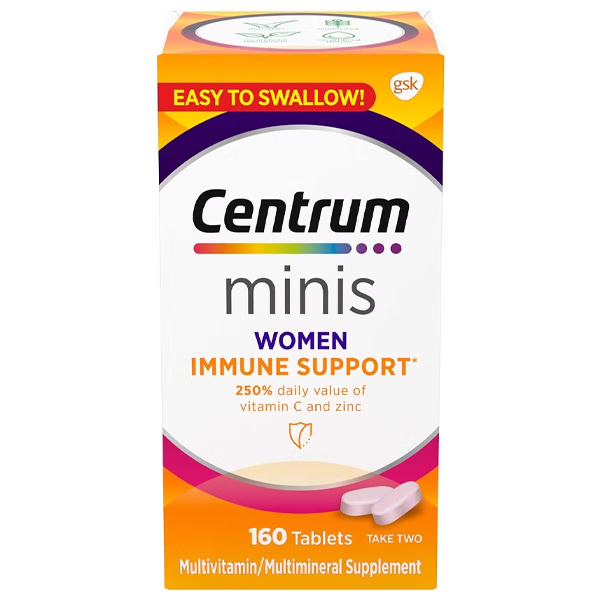 Centrum Centrum Minis + Immune Support Caplet For Men - 160ct Vitamins & Supplements White Smoke