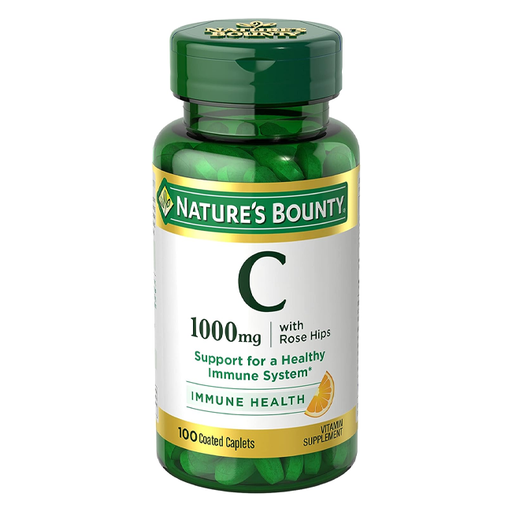 Nature's Bounty Nature's Bounty 500mg Immune Health Vitamin C 100 Tablets Vitamins & Supplements White Smoke