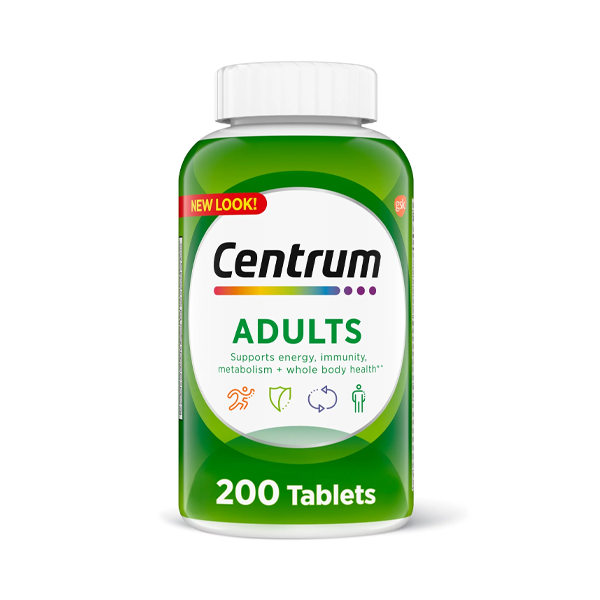 Centrum Centrum  Adults  Multivitamin Tablets 200Ct Vitamins & Supplements White Smoke