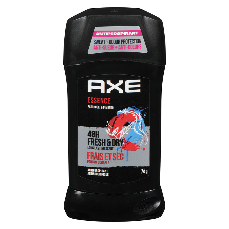 AXE AXE Deodorant Stick for Men, Invisible Solid Essence, 48-Hour Freshness, 2.7 oz Deodorant Black