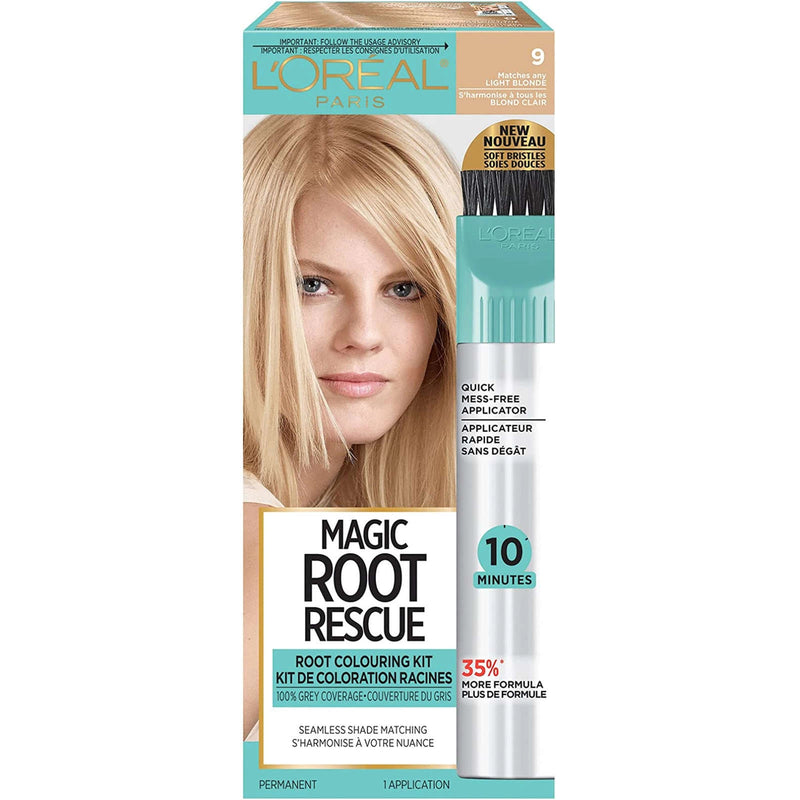 Root Rescue Root Rescue L'Oreal Paris Magic 10 Minute Hair Coloring Kit, 4 Dark Brown, 1 Kit Hair Color White Smoke