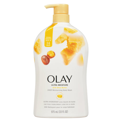 Olay Olay Ultra Moisture Body Wash With Pump - Shea Butter - 30 Fl Oz Body Wash White Smoke